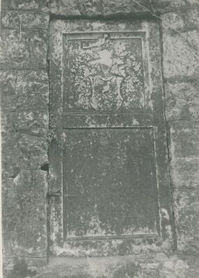 Krapina - Župna crkva sv. Nikole, detalj, nadgrobna ploča
