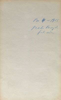 Gjuro Szabo, Varaždin, putni račun