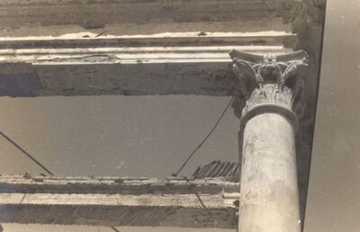 Januševec - Dvorac Januševec, trijem bez krova