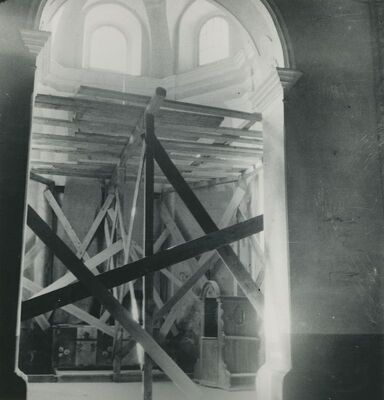 Lepoglava - Župna crkva, unutrašnjost, skele u kapeli I