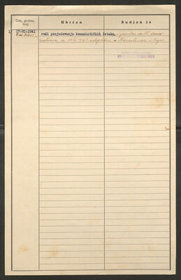 Vazdar, Florijan, 1908. Policijski karton