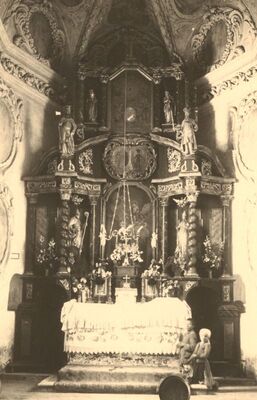 Remetinec - Crkva Blažene Djevice Marije, oltar