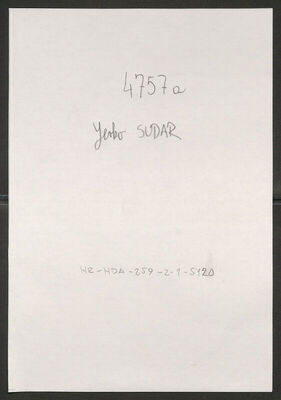 Sudar, Jerko, 4.10.1912. Policijski karton