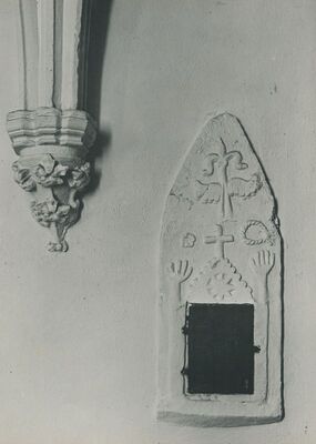 Belec (Zlatar) - Crkva sv. Jurja, unutrašnjost, detalj, svetohranište