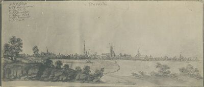 Varaždin - grad oko 1729. godine