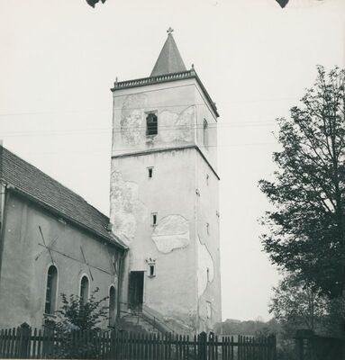 Visoko - Crkva sv. Trojstva, zvonik, pogled prema sjeveroistoku