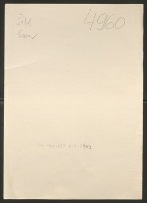 Šibl, Ema, 12.1.1901. Policijski karton