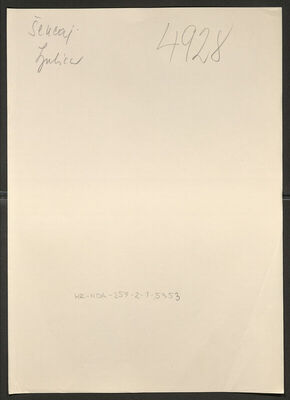 Šencaj, Ljubica, 1910. Policijski karton