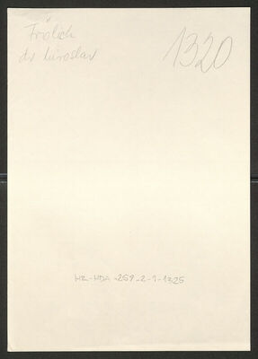 Frölich, Miroslav, 12.12.1898. Policijski karton