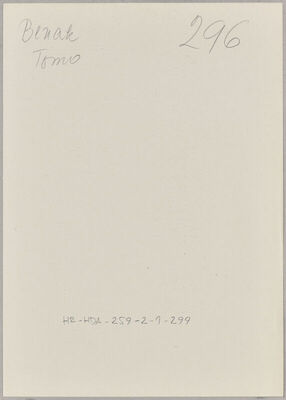 Benak, Tomo, 23.12.1914. Policijski karton