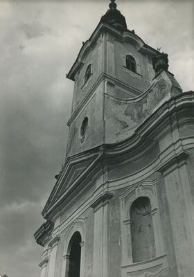 Trški Vrh (Krapina) - Crkva Majke Božje Jeruzalemske, vanjština, detalj