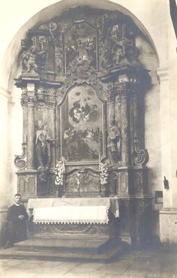 Kotari - Crkva sv. Leonarda, oltar sv. Josipa