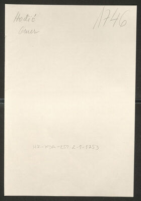 Hođić, Omer, 1918. Policijski karton