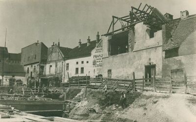 Zagreb (Dolac) - Izgradnja tržnice, sjeverni dio