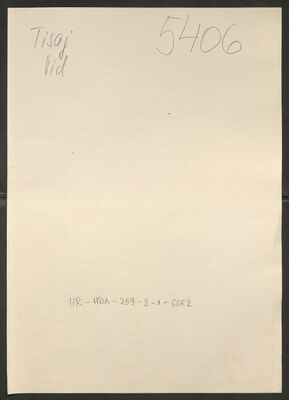 Tisaj, Vid, 21.9.1930. Policijski karton