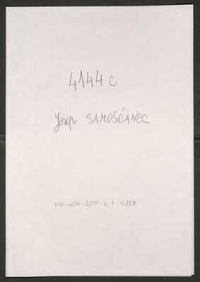 Samošćanec, Josip, 21 godina. Policijski karton