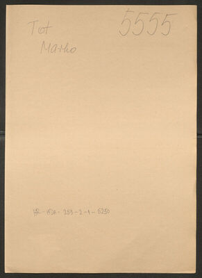 Tot, Marko, 27.4.1909. Policijski karton