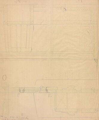 Vila Herzog, zidna oplata/hol