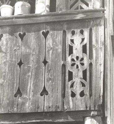 Mraclin - Tradicijska kuća, detalj ograde