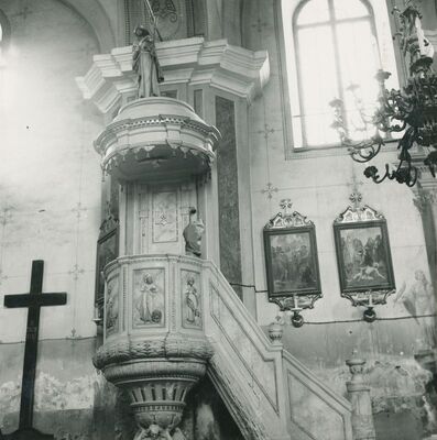 Marčan - Župna crkva sv. Marka, propovjedaonica