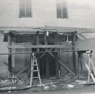 Karlovac - Kurija Zrinski (Gradski muzej), rekonstrukcija glavnog ulaza