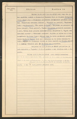 Valjin, Lovro, 29.7.1910. Policijski karton