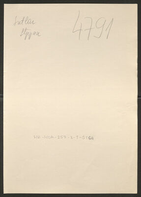 Sutlar, Stjepan, 30.9.1913. Policijski karton