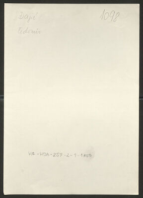 Đajić, Čedomir, 24.1.1907. Policijski karton