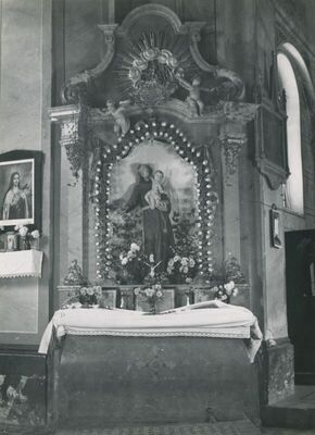 Sveti Križ Začretje - Župna crkva sv. Križa, unutrašnjost, detalj, oltar