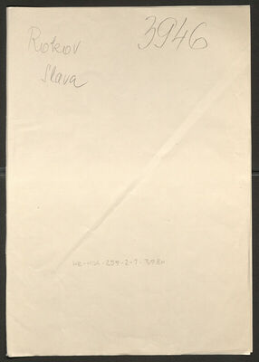 Rokov, Slava rođ. Delin, 23.12.1907. Policijski karton