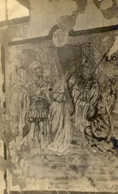 Božjakovina - Kapela sv. Ivana Nepomuka, zidna slika