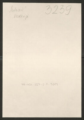 Mitrović, Vaskrsije, 1907. Policijski karton