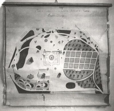 Gornja Bistra (Zaprešić) - Dvorac Oršić, plan parka