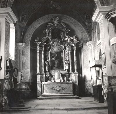 Cerje - Crkva sv. Ivana Evanđelista, glavni oltar