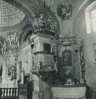 Donja Bedekovčina (Bedekovčina) - Župna crkva sv. Barbare, unutrašnjost, detalj