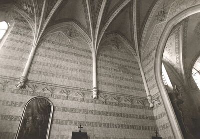 Kloštar Ivanić - Franjevačka crkva sv. Ivana Krstitelja, rebra s konzolama