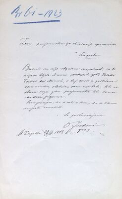 Hum Košnički (Desinić) - Dvor Veliki Tabor, predaja državi