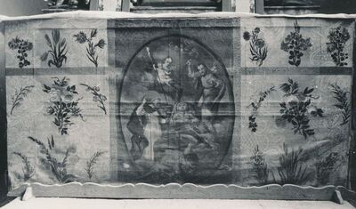 Svetice (Ozalj) - Crkva Blažene Djevice Marije, antependij