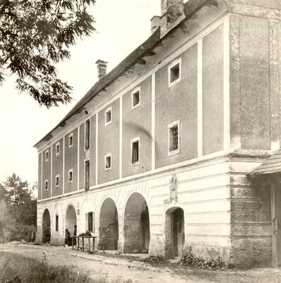 Zaprešić - Kompleks Novi Dvori, dvorišno pročelje