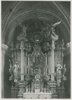 Varaždin - Župna crkva sv. Nikole, oltar Blažene Djevice Marije