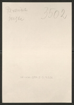 Paravina, Bosiljka, 6.1.1923. Policijski karton