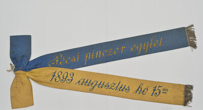 Zastavna vrpca Društva konobara iz Pečuha