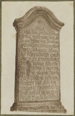 Varaždin - nadgrobni spomenik Jurja Jakopca