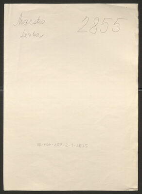 Maestro, Lenka, 26.1.1913. Policijski karton