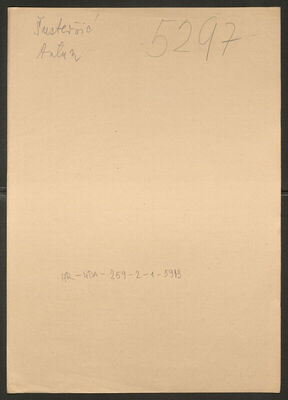 Šušteršić, Antun, 14.1.1880. Policijski karton