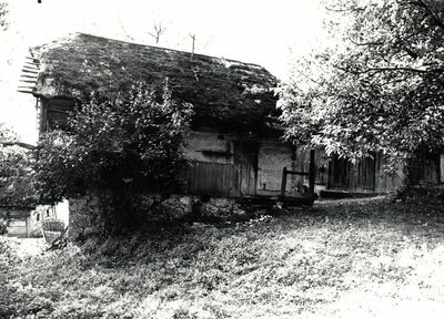 Martinski Vrh (Ribnik) - Tradicijska kuća, ulazno pročelje