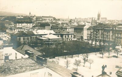 Zagreb - Mažuranićev trg, veduta