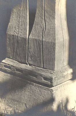 Velika Mlaka - Kapela sv. Barbare, detalj trijema