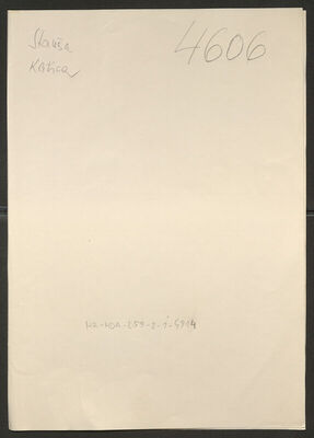 Stanša, Katica, 9.8.1899. Policijski karton