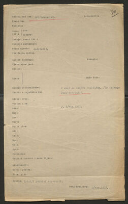 Svilocossi. Policijski karton